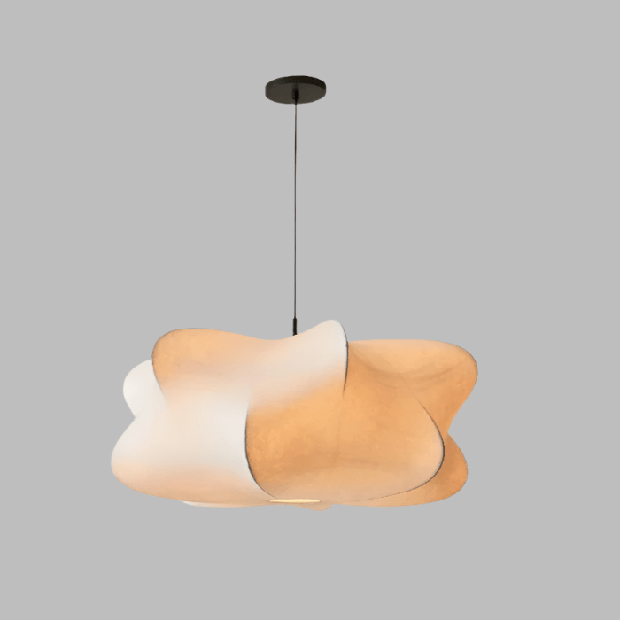 Meltor | Handmade Silk Hanging Light with Timeless Imperfection