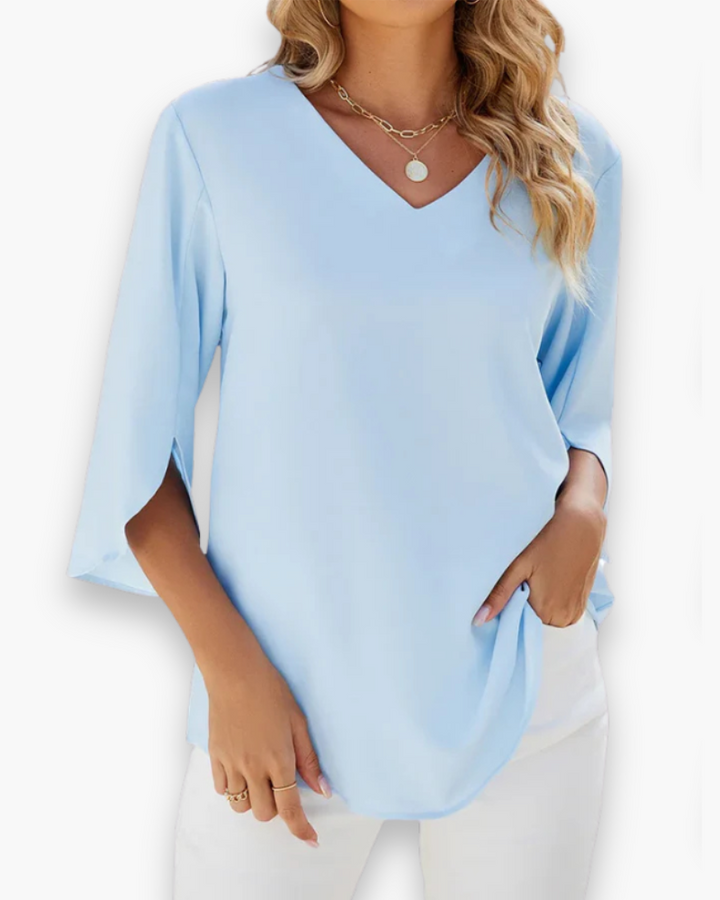 Miralyn | Women’s Elegant V-Neck Blouse