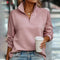 Women’s Elegant V-Neck Pullover | Stylish & Cozy