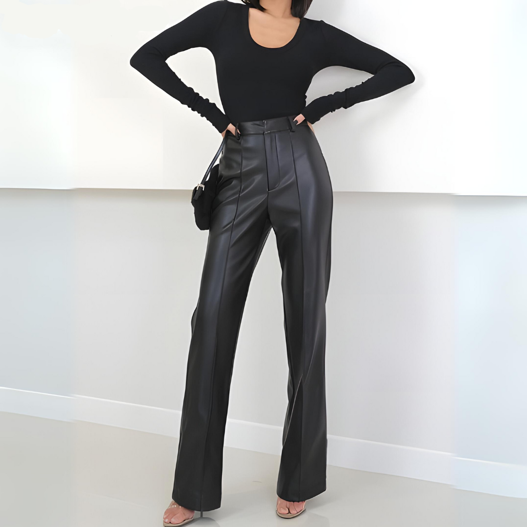 Zirelia | Women's High-Waisted Black Pants