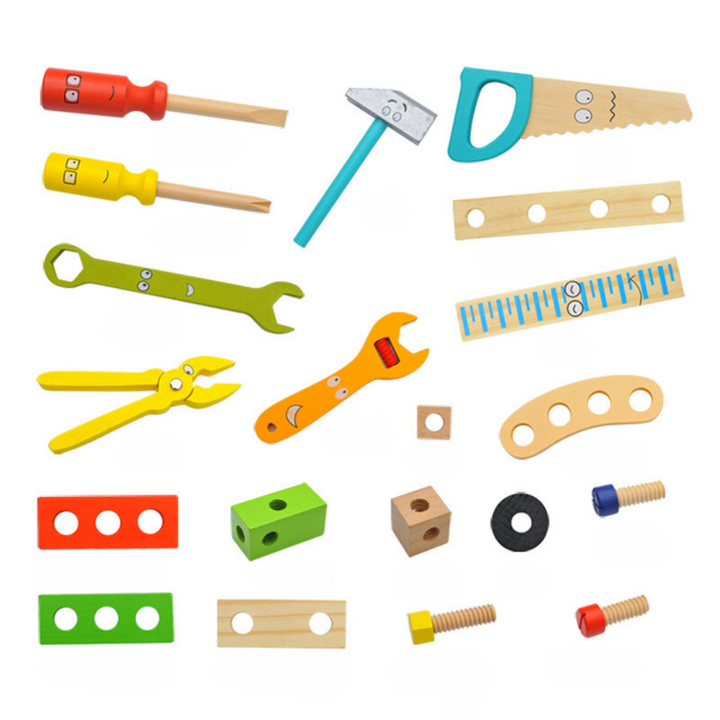 Wooden Tool Set For Children