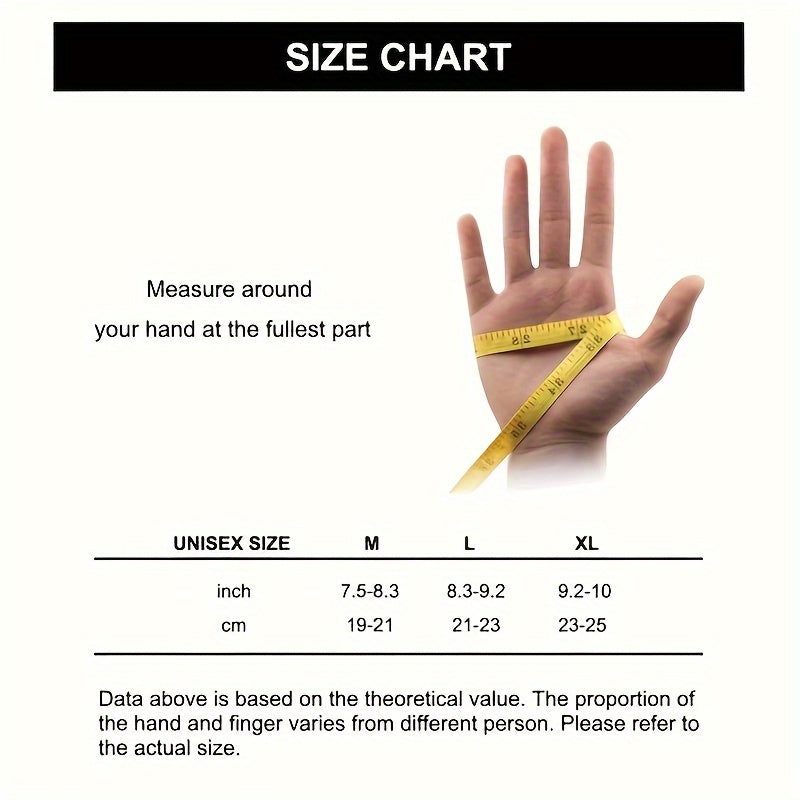 1 Pair of Thickened Windproof Touchscreen Survival Gloves