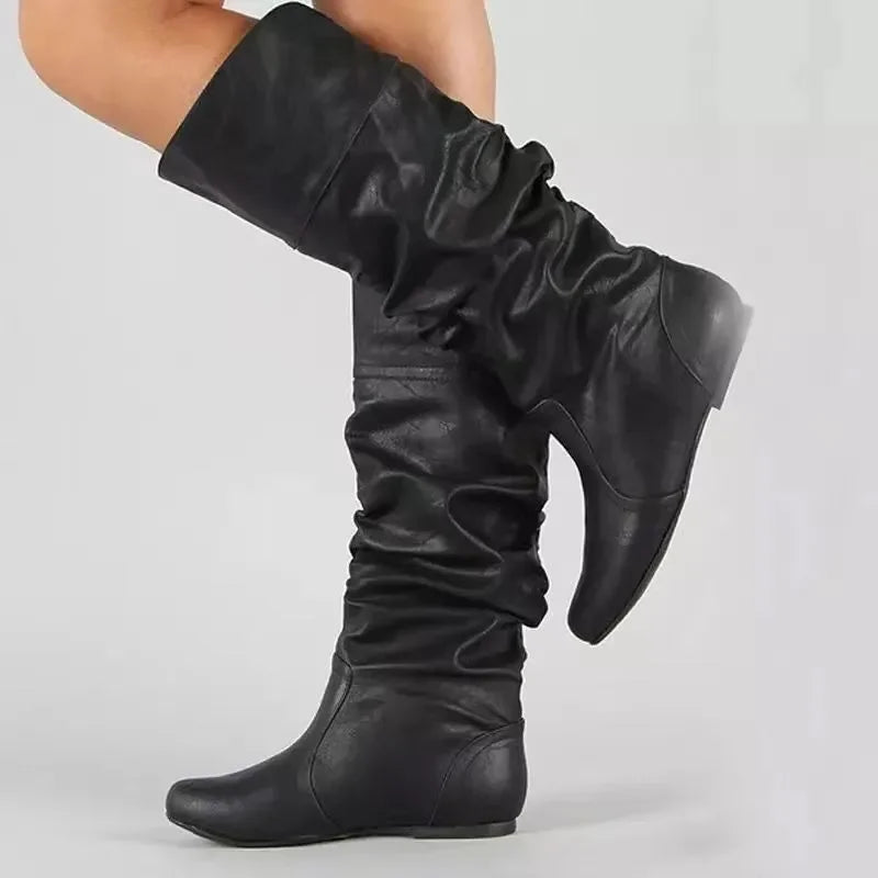 Maelis | Elegant Mid-Calf Cowboy Boots for Women