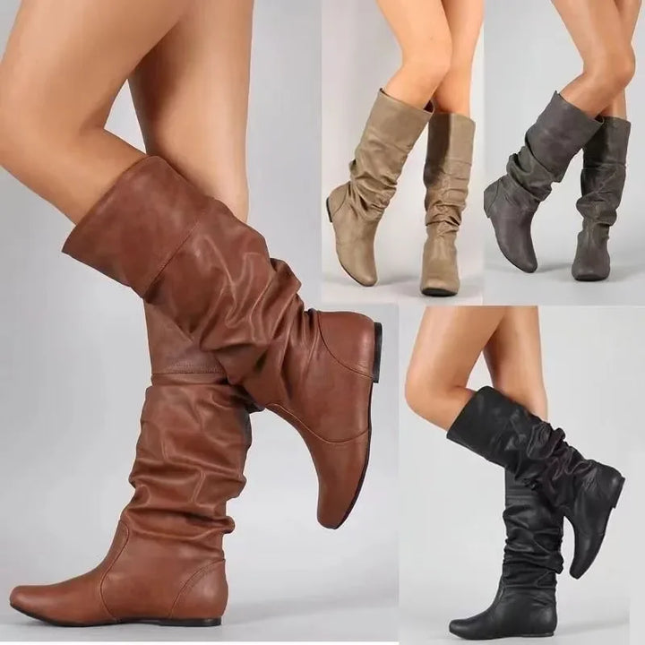Maelis | Elegant Mid-Calf Cowboy Boots for Women
