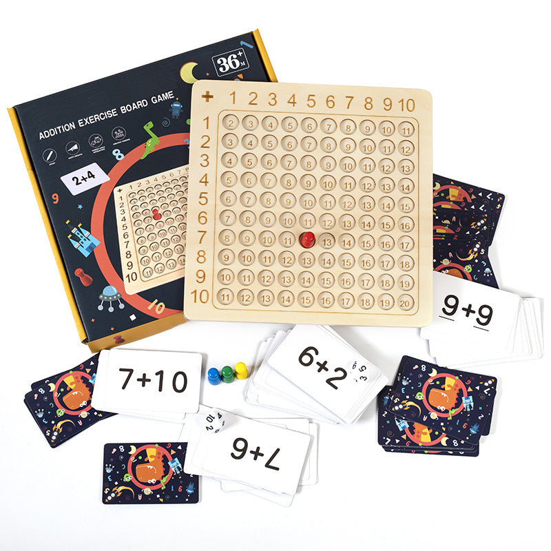 Math Learning Board | Interactive Wooden Educational Toy