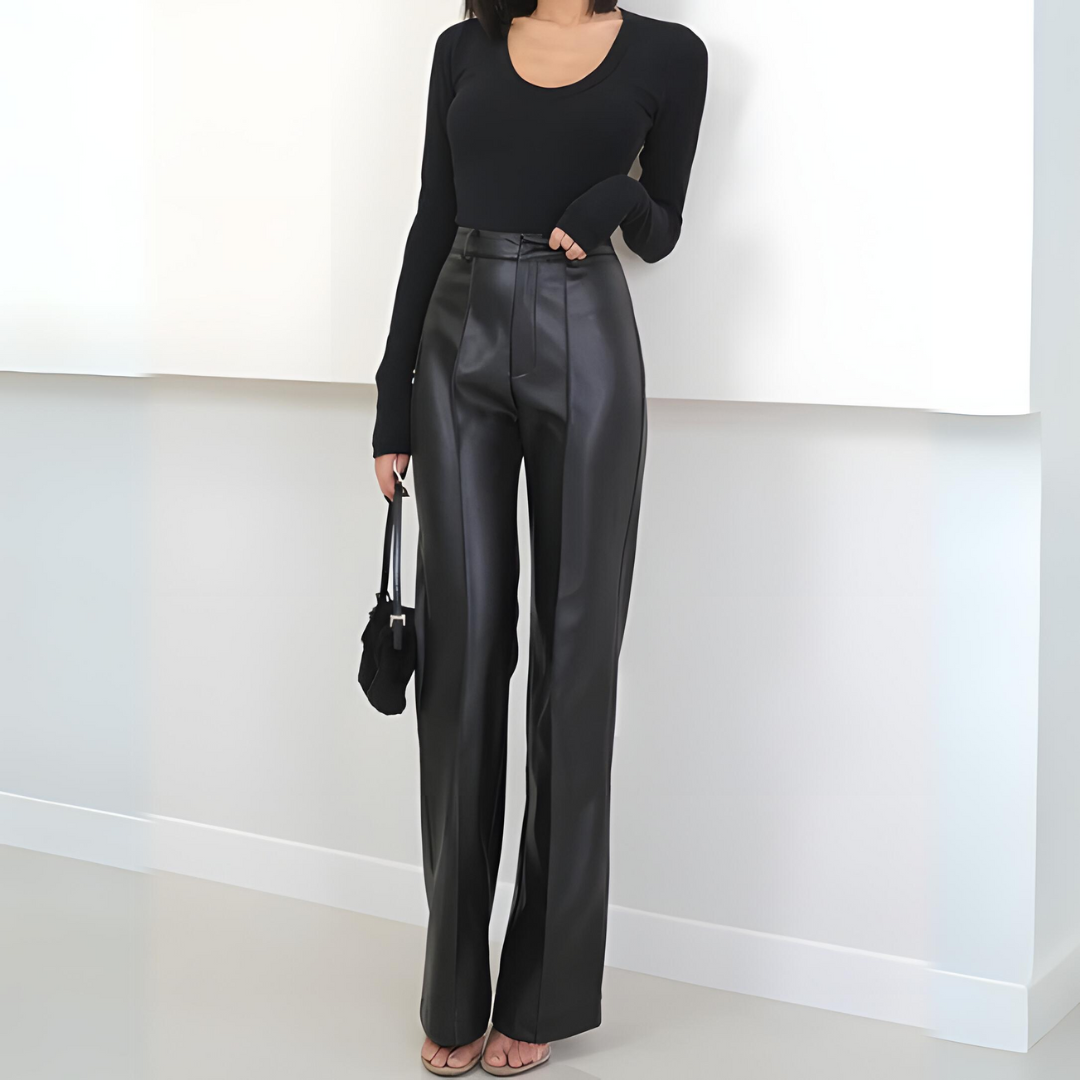 Zirelia | Women's High-Waisted Black Pants