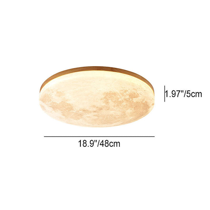 Moon Ceiling Lamp 3D design | Adjustable Brightness