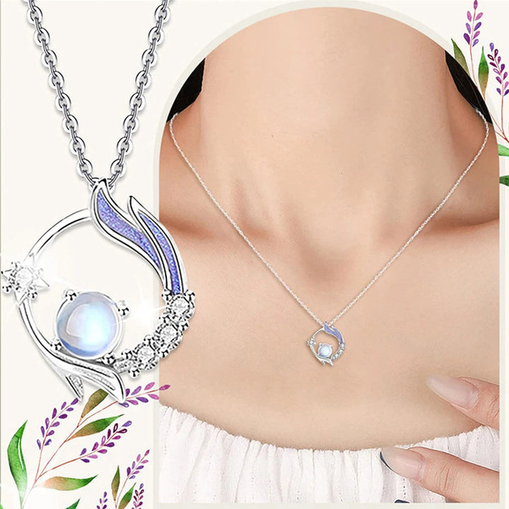 Moonstone Silver Necklace