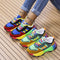 Orthopedic Rainbow Sneakers for Women | Soft & Breathable