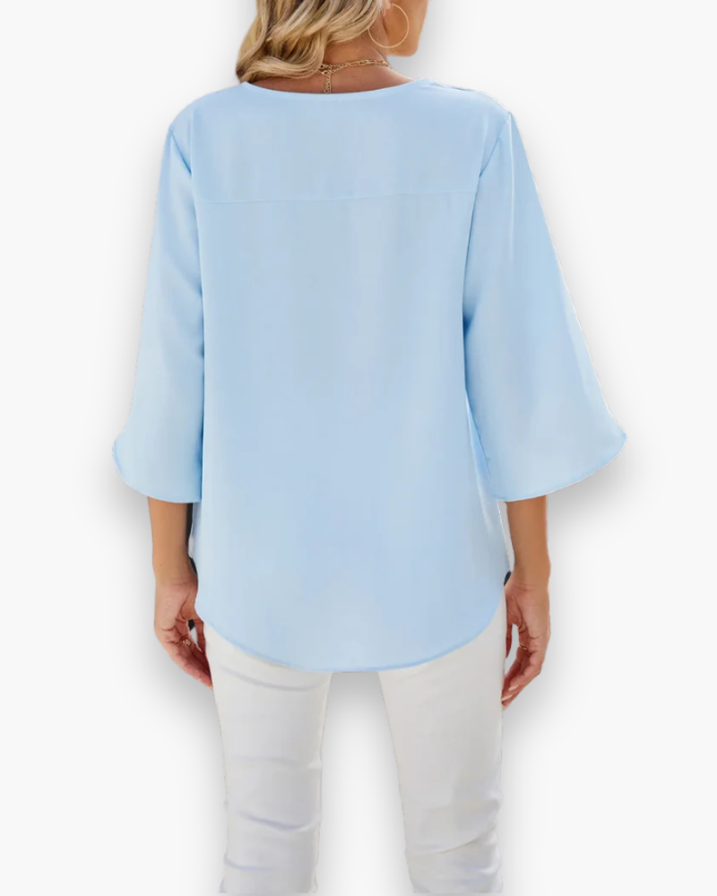 Miralyn | Women’s Elegant V-Neck Blouse
