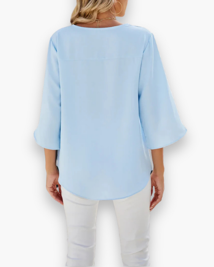 Miralyn | Women’s Elegant V-Neck Blouse