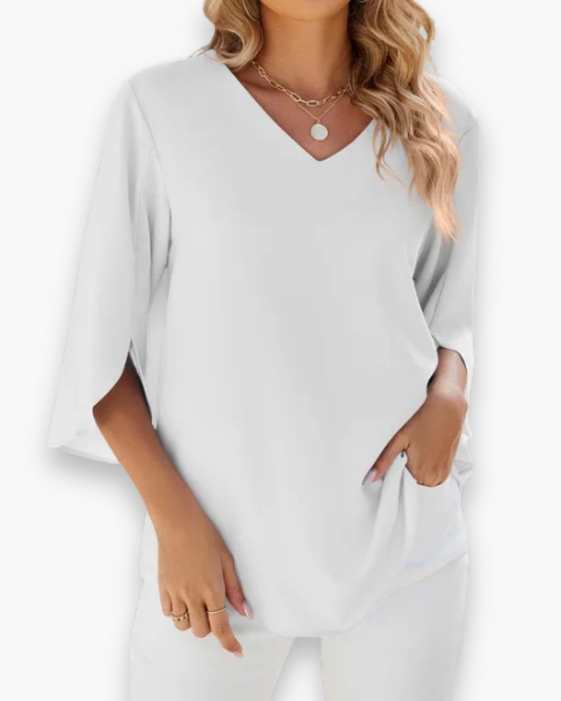 Miralyn | Women’s Elegant V-Neck Blouse