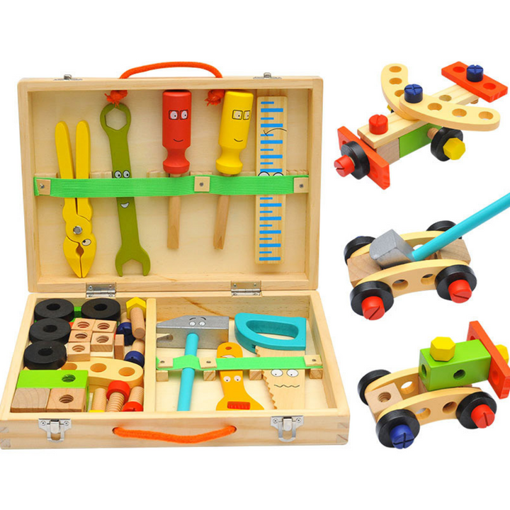 Wooden Tool Set For Children