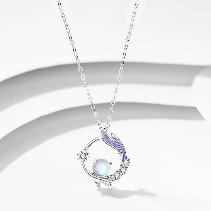 Moonstone Silver Necklace