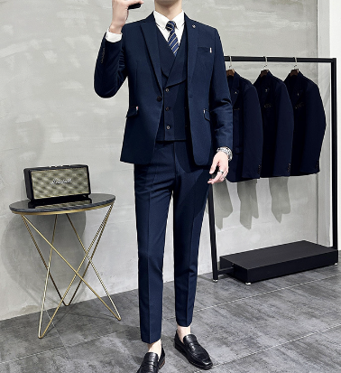 3-Piece Men’s Suit Set | Tailored Formal Set