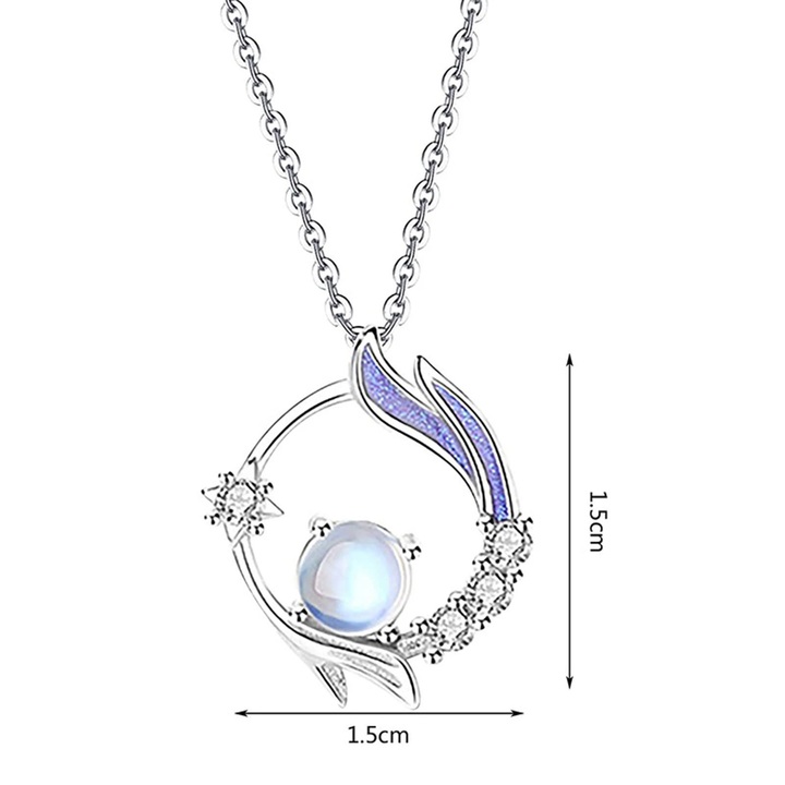 Moonstone Silver Necklace