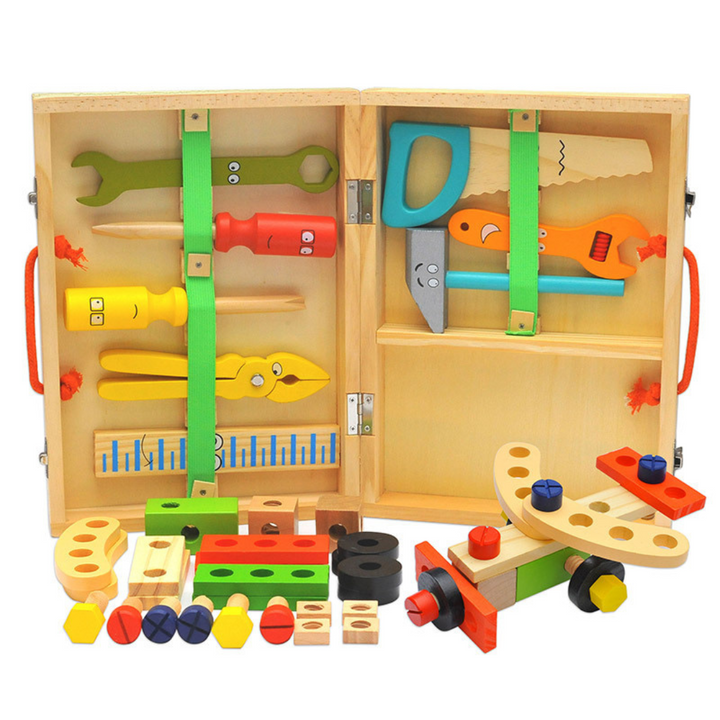Wooden Tool Set For Children