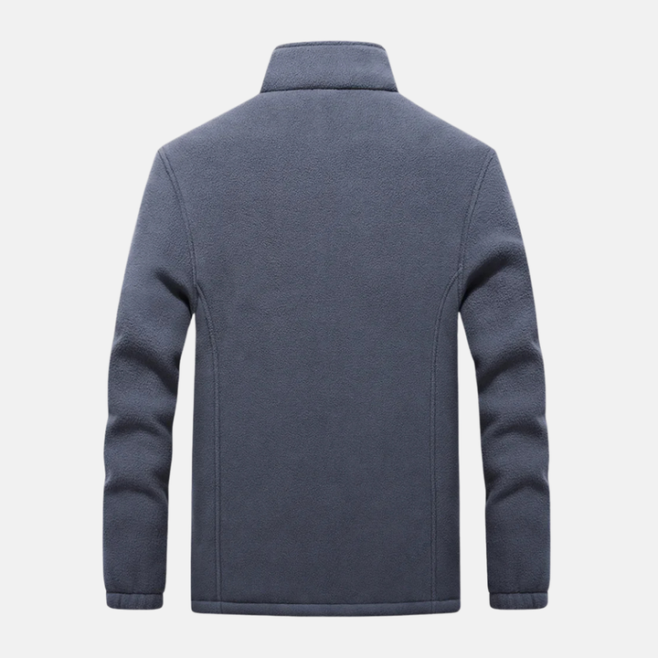 Men’s Fleece Jacket with Stand Collar | Regular Fit