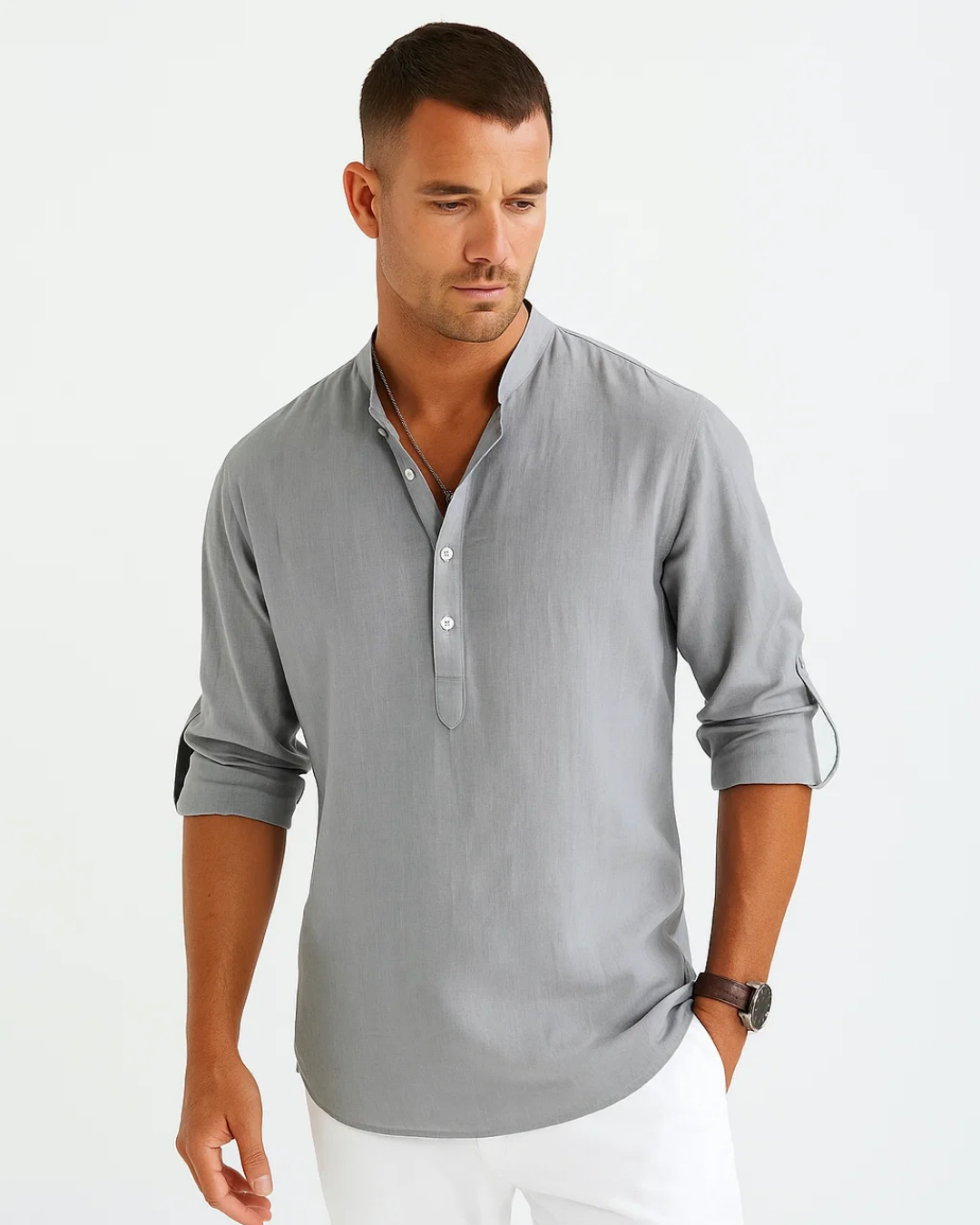 Presen | Men’s Casual Summer Long Sleeve Shirt