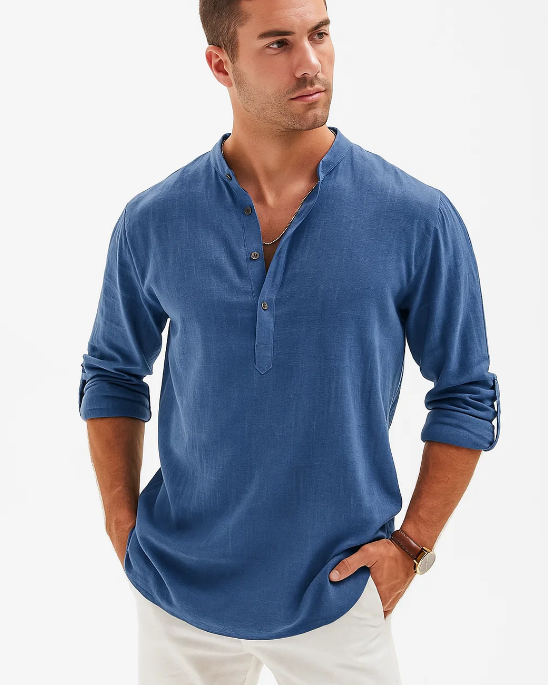 Presen | Men’s Casual Summer Long Sleeve Shirt