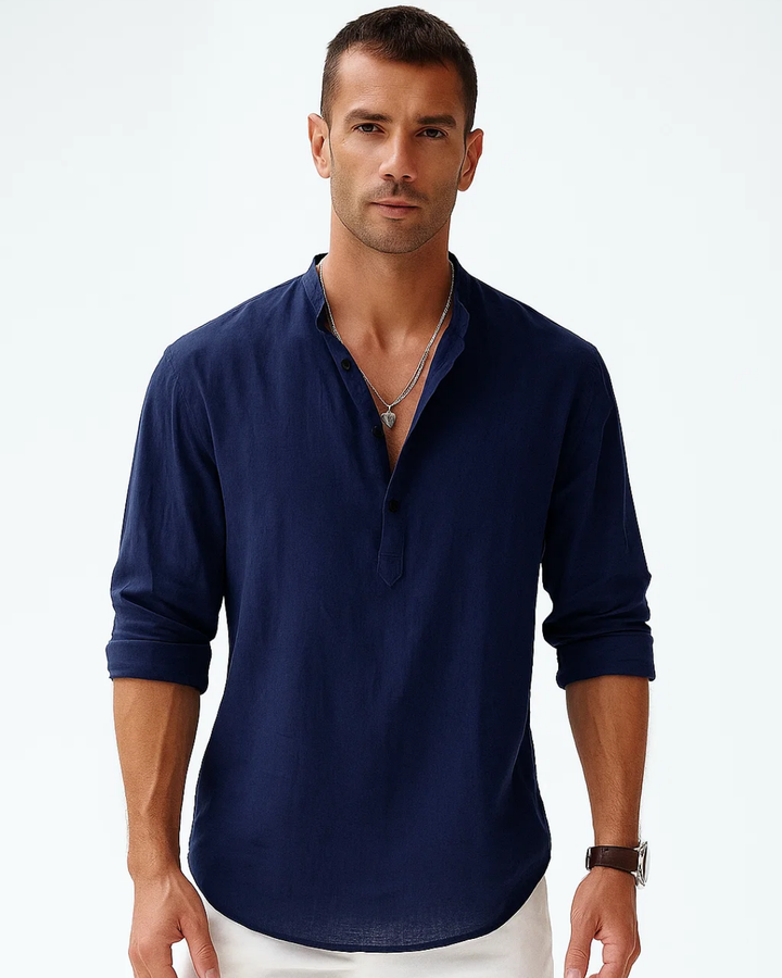 Presen | Men’s Casual Summer Long Sleeve Shirt