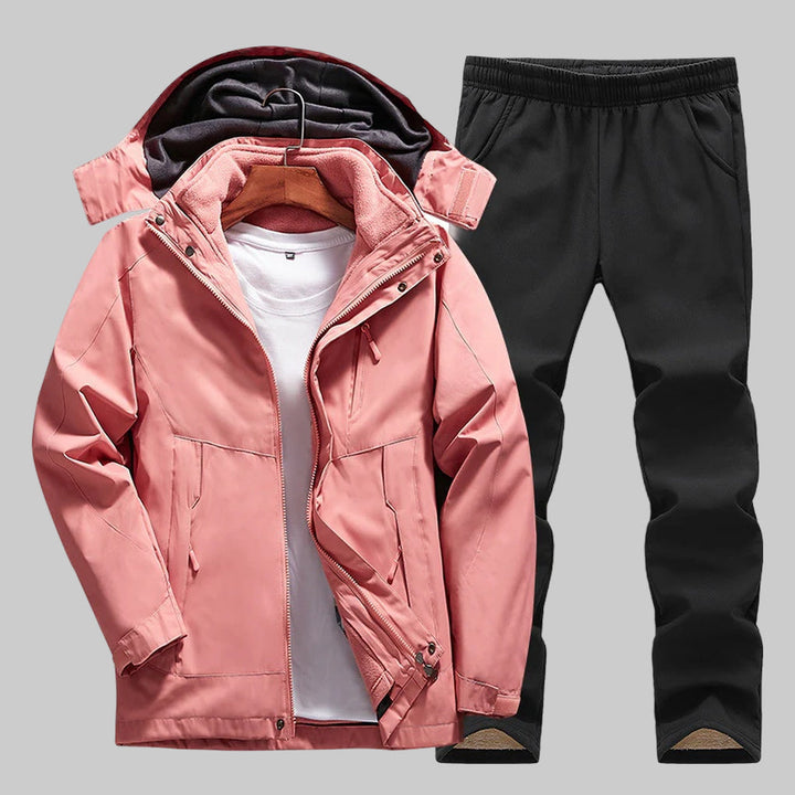 3-in-1 Women’s Outdoor Jacket Set | All-Weather Protection