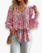 Calira | Women’s Airy Floral Summer Top