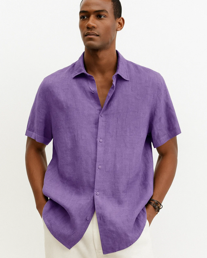 Zolan | Men’s Short Sleeve Casual Button-Down Shirt
