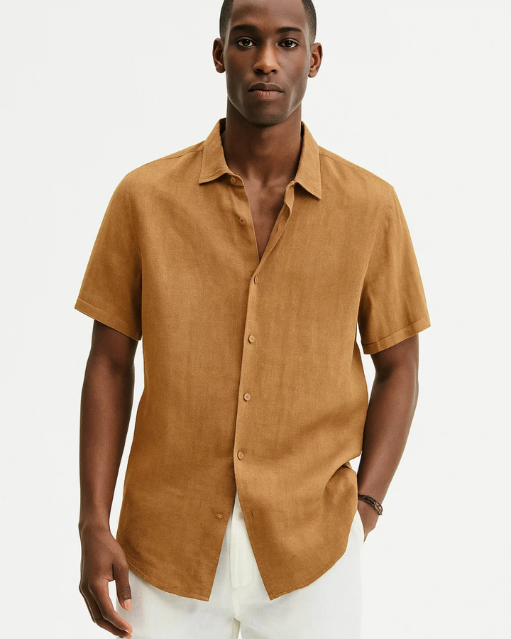 Zolan | Men’s Short Sleeve Casual Button-Down Shirt