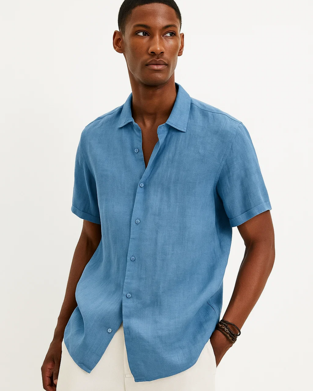 Zolan | Men’s Short Sleeve Casual Button-Down Shirt