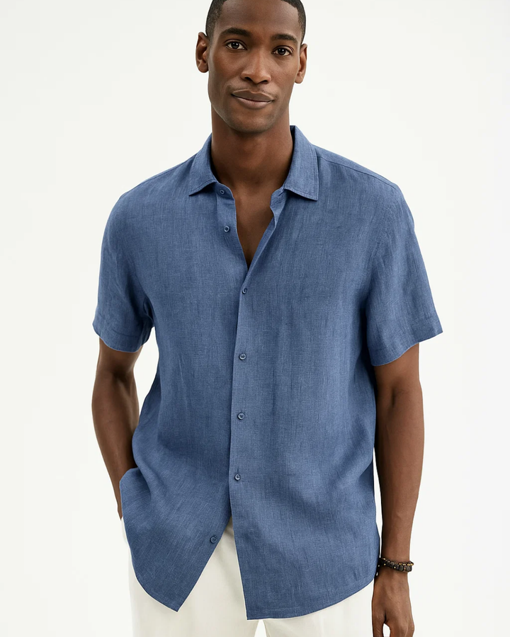 Zolan | Men’s Short Sleeve Casual Button-Down Shirt