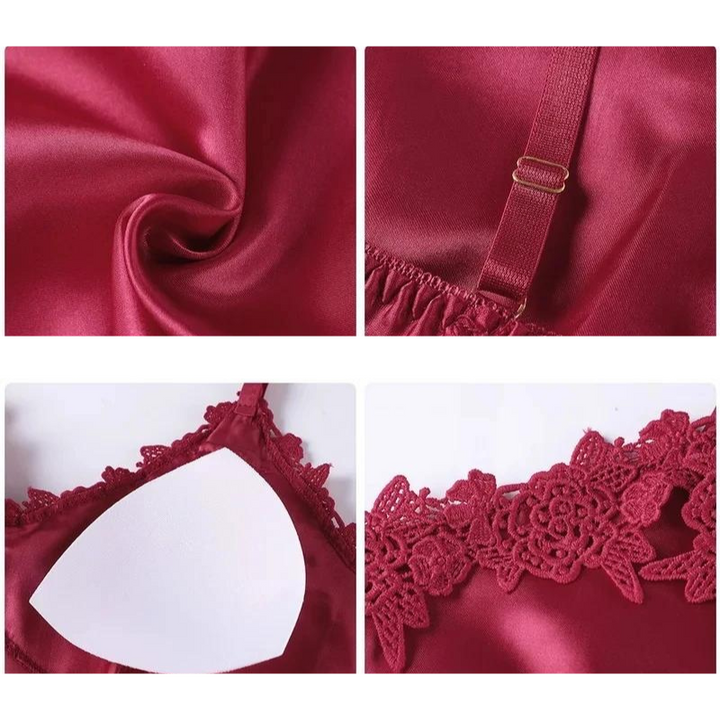 5-in-1 Satin Nightwear Set | Luxury Sleepwear for Women