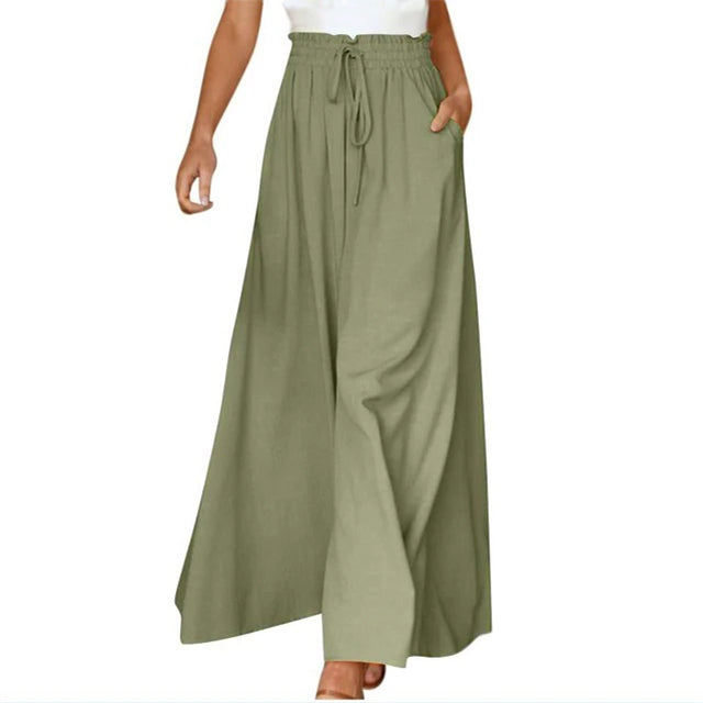 Lyra | Women's Wide-Leg Linen Pants
