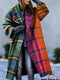 Elegant Long Coat for Women with Lapel Collar | Warm & Stylish
