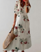 Iolanthe | Long Floral Print Dress for Women