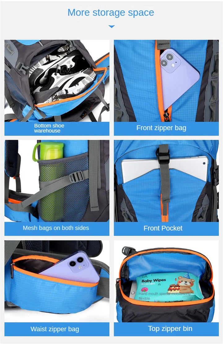 70 L Waterproof Outdoor Backpack