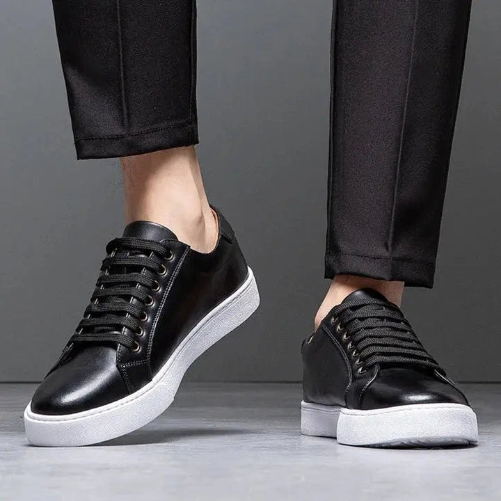 Men's Stylish Leather Trainers for Everyday Comfort