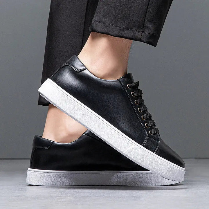 Men's Stylish Leather Trainers for Everyday Comfort