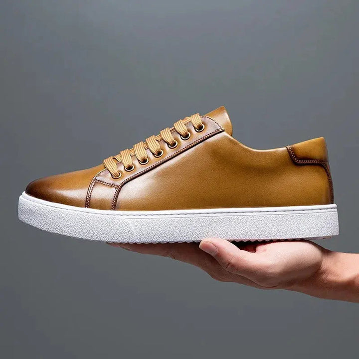 Men's Stylish Leather Trainers for Everyday Comfort