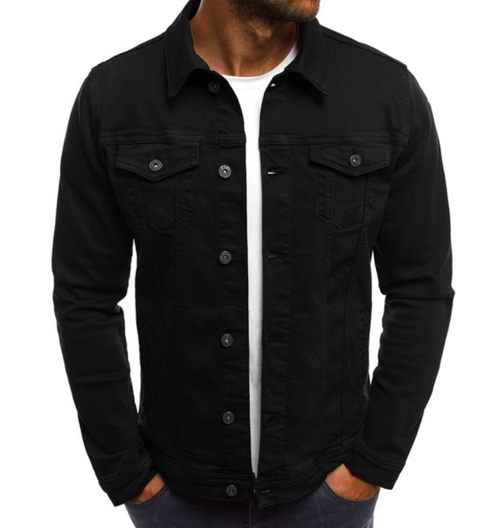 Zephyr | Casual Button-Up Denim Jacket for Men