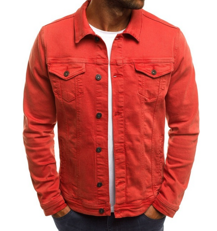 Zephyr | Casual Button-Up Denim Jacket for Men