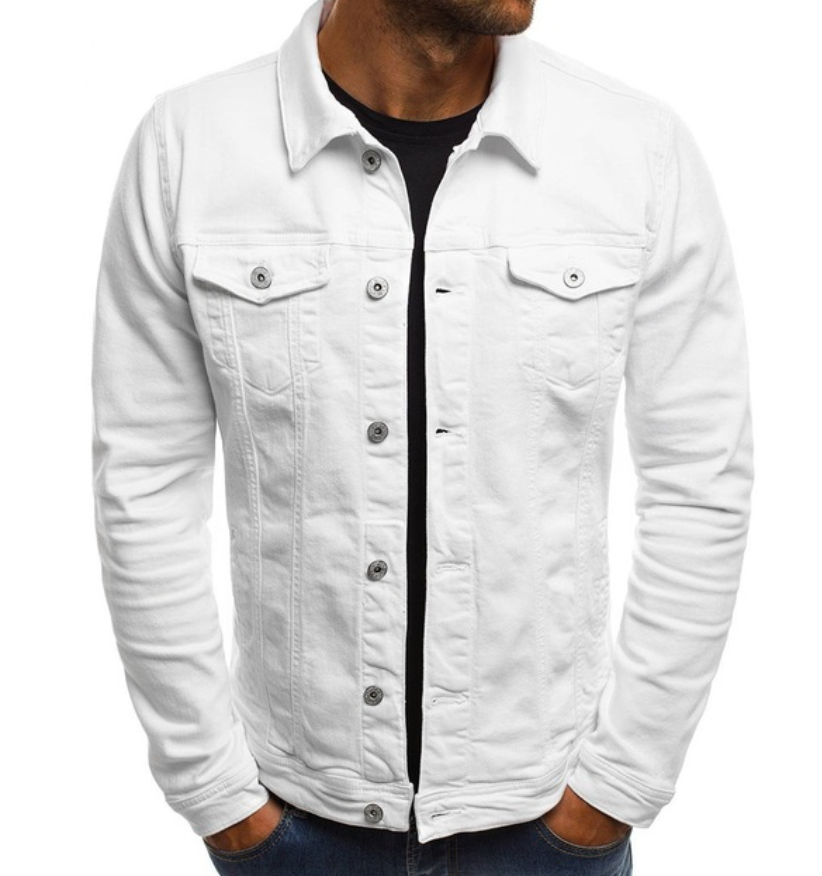 Zephyr | Casual Button-Up Denim Jacket for Men