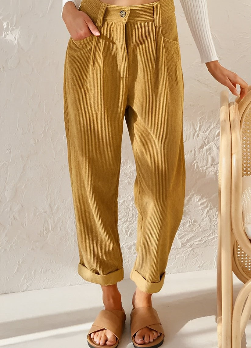 Amaya | Stylish Corduroy Pants for Women