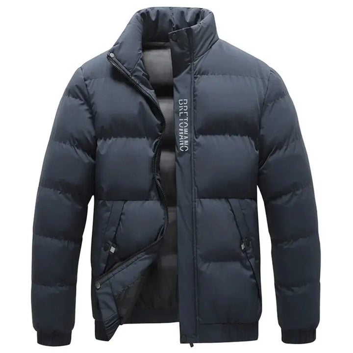 Men’s Winter Jacket with Collar | Warm Insulation