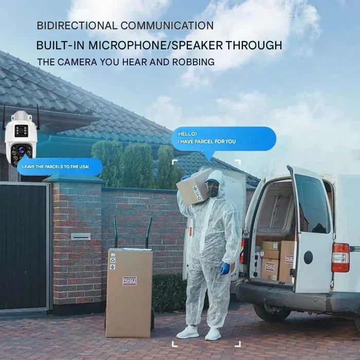 4K Solar Wireless Security Camera | Smart 360° Rotation