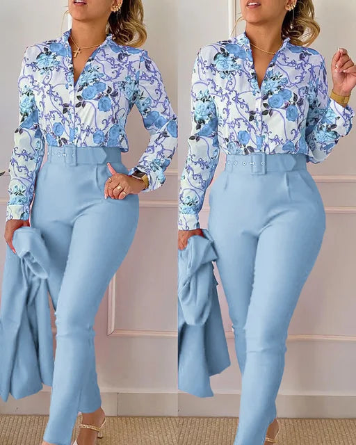 Nyra | Women's Floral Print Outfit Set