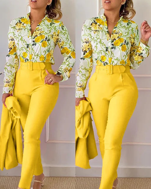 Nyra | Women's Floral Print Outfit Set
