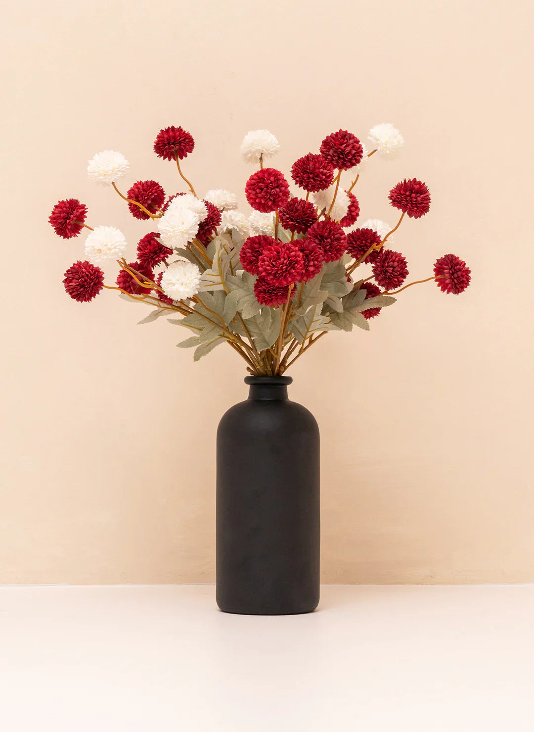 10-Stem Silk Kiku Chrysanthemum Flowers