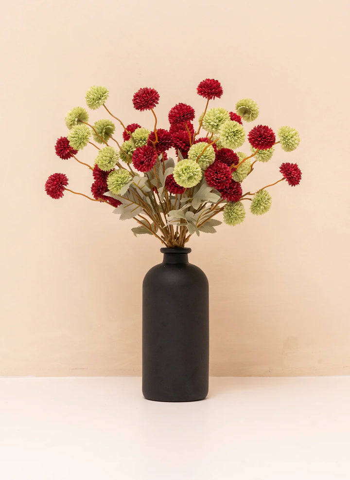 10-Stem Silk Kiku Chrysanthemum Flowers