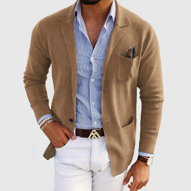 Men’s Knitted Blazer | Casual & Business Style
